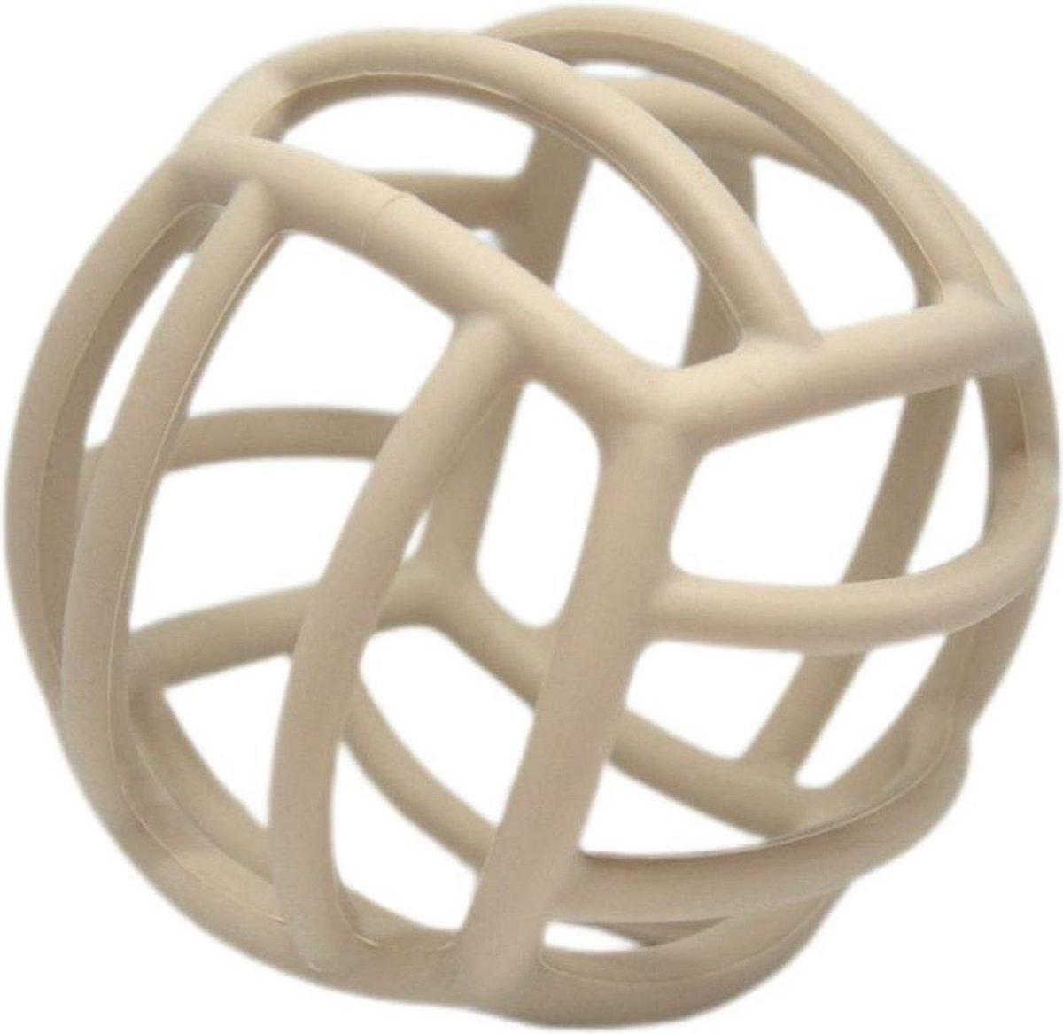 BUBBELOO™ BALL TEETHER(BEIGE) |BAL|BIJTRING|BPAVRIJ|FTALAATVRIJ|SILICONEN|GROOTDESIGN|BABY|PEUTER|